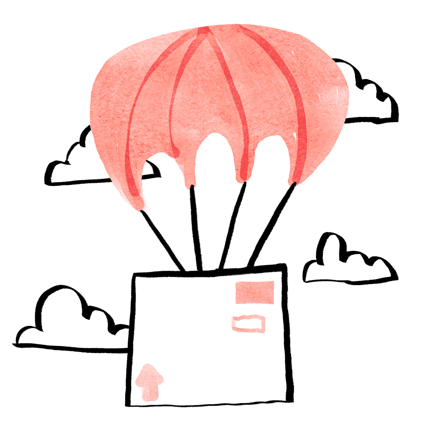 Step 3: Fast delivery illustration showing instant PDF generation and delivery